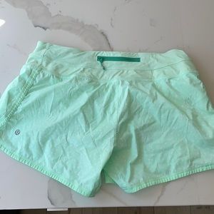 Mint green Lulu shorts